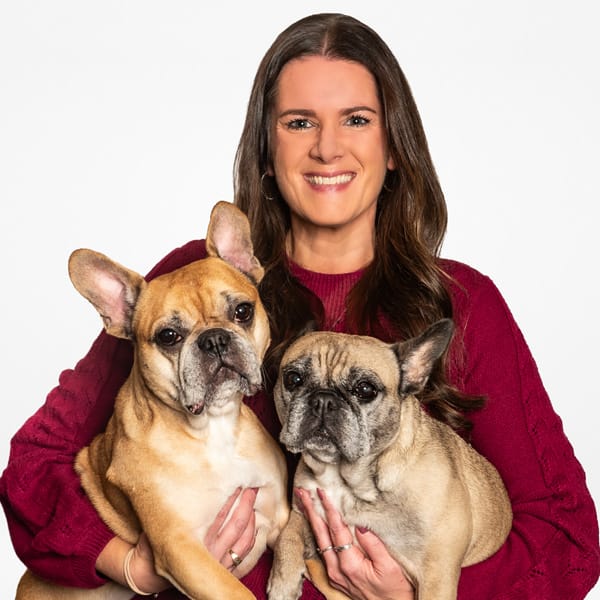Ashley Campa with pets