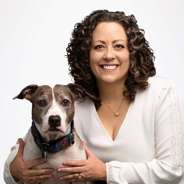 Dr. Nicole Antalffy with pet