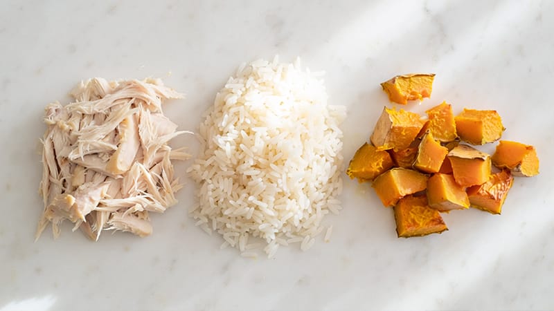 cooked-chicken-rice-pumpkin