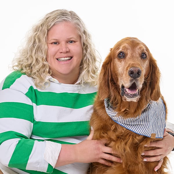 Dr. Elliot Williams with pet