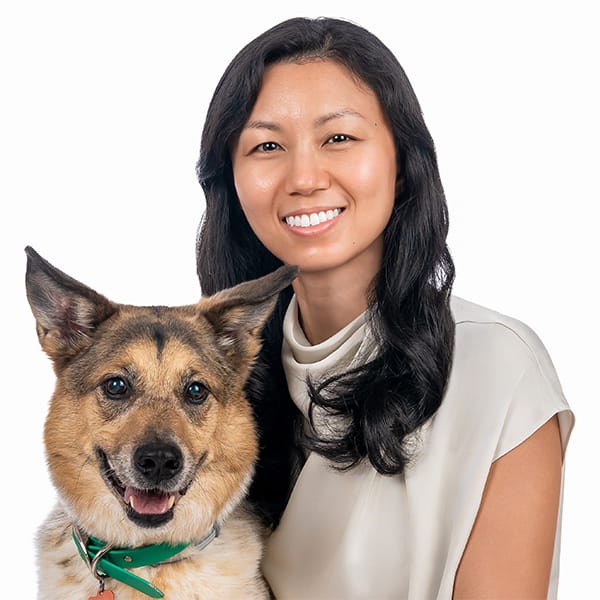 Dr. Toni Yang with pet