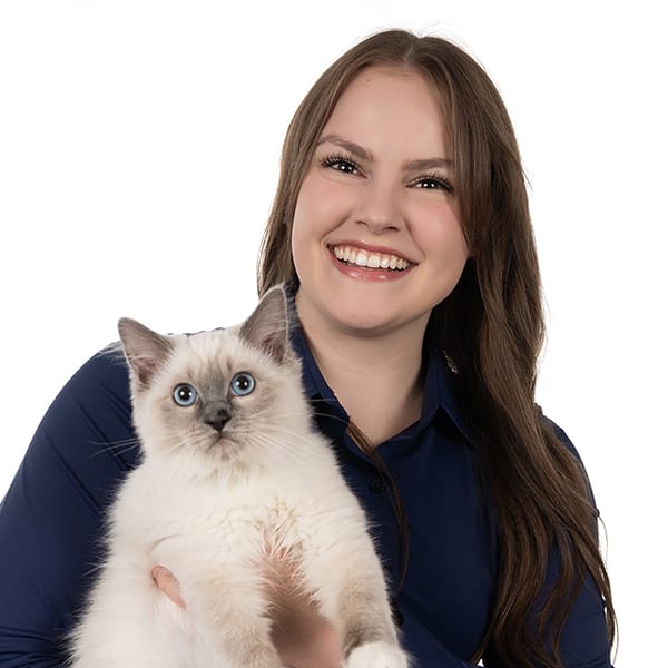 Dr. Lillian Corwin with pet